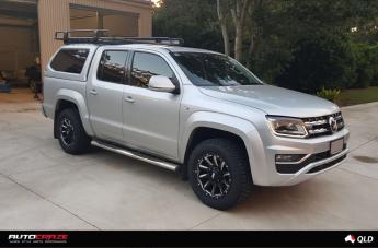 VOLKSWAGEN AMAROK GD05 MATTE BLACK MILLED ACCENTS